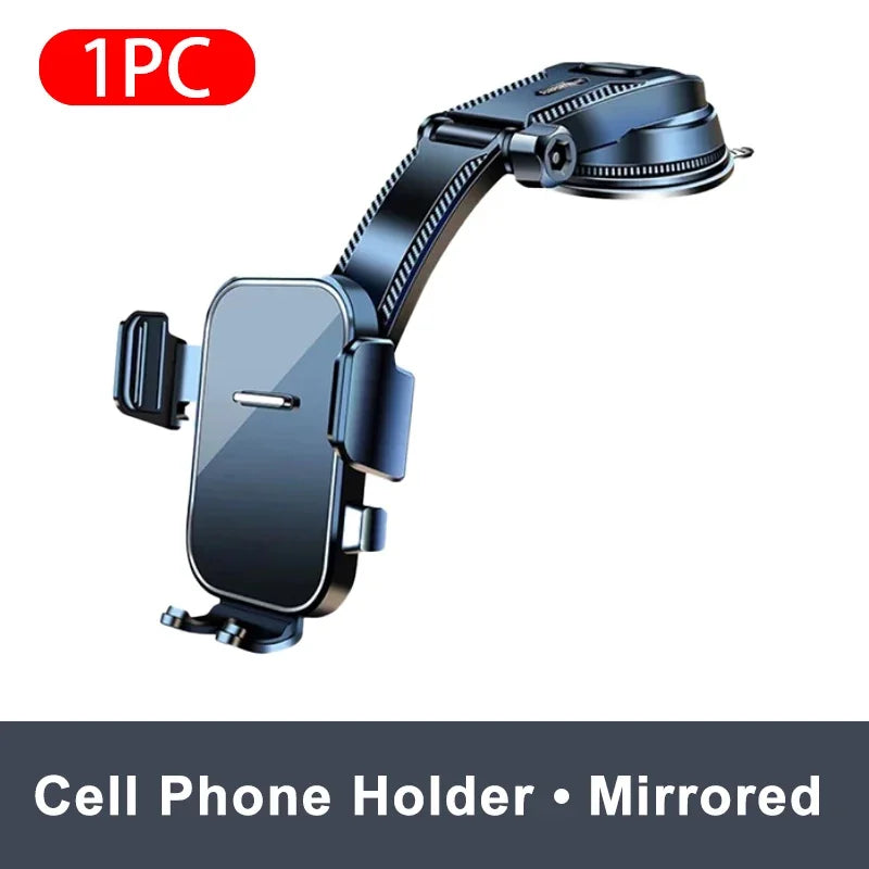BLALION Car Phone Holder Stand Dashboard Mount 360° Rotatable Gravity Smartphone Holder with Extension Rod Bracket GPS Support