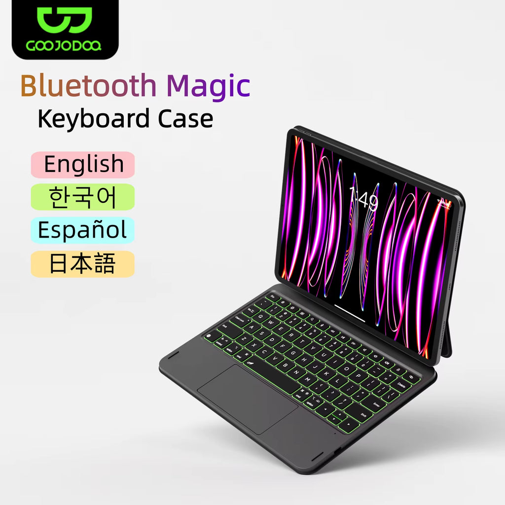 Magic Keyboard for Ipad Air 6 2024 13 Inch Case for Ipad Pro 11 12 9 Pro 13 Air 4 Air 5 for Ipad 10Th Generation Cover