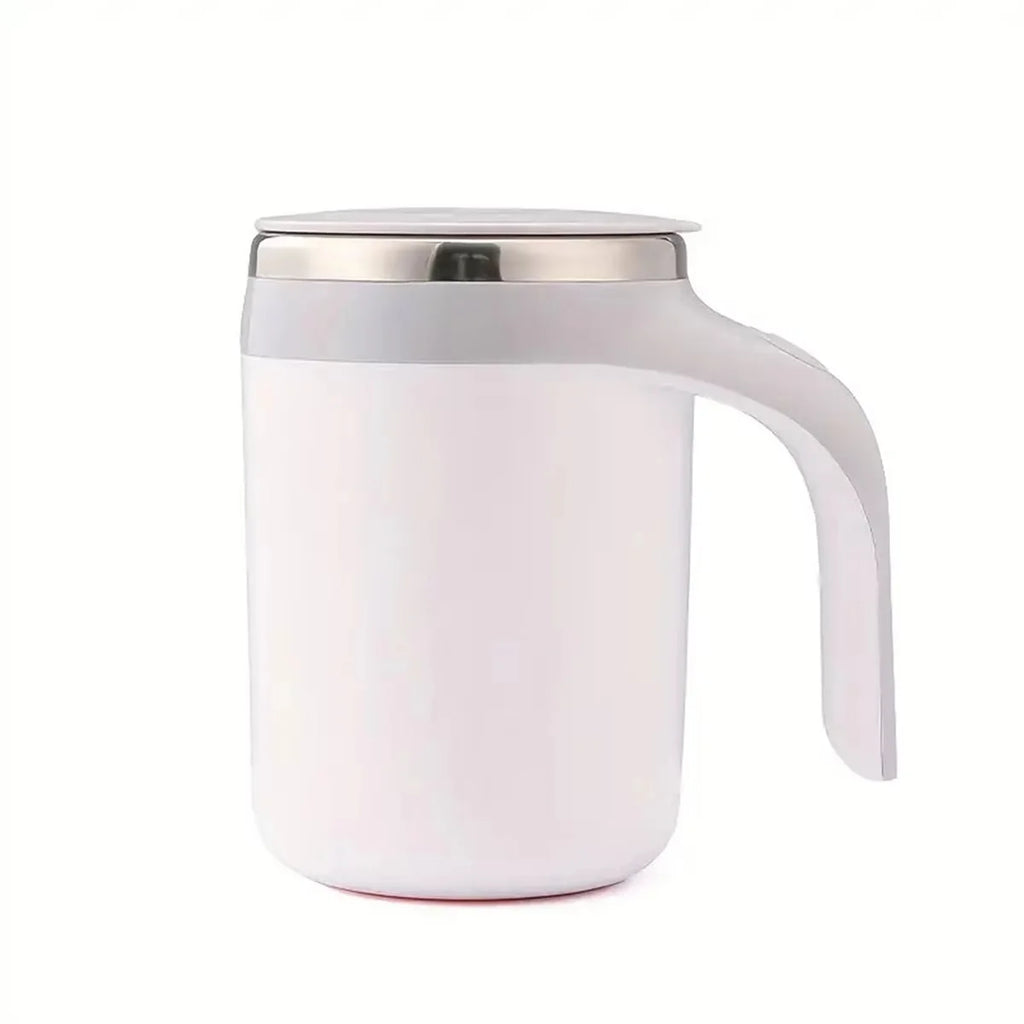304 Stainless Steel Self Stirring Magnetic Mug Portable Electric Blender Rechargeable Coffee Milk Tea Mixer for Travel Office